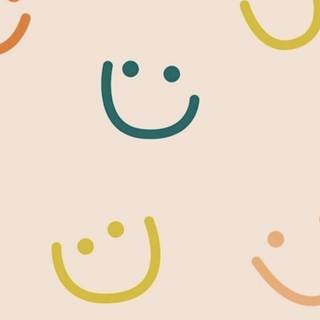 Cute smiley faces wallpaper