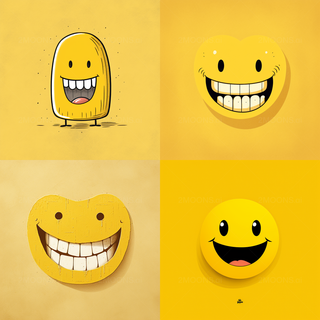 Cute smiley faces wallpaper