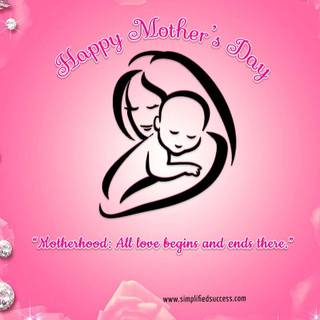 Mother's Day drawing wallpaper