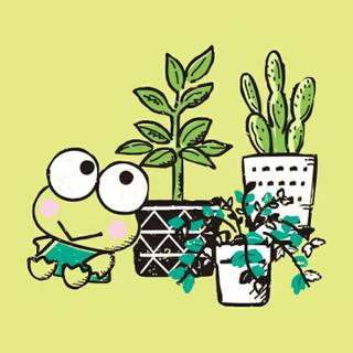 Keroppi frog wallpaper