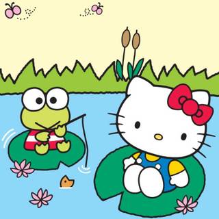 Keroppi frog wallpaper