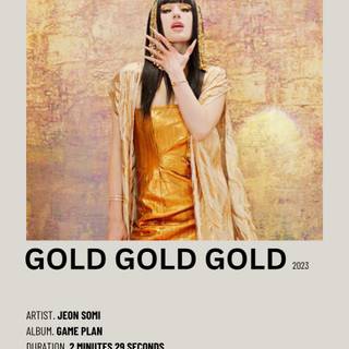 Gold Gold Gold Somi wallpaper