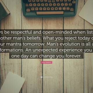 Be respectful wallpaper