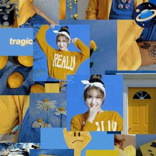 Gold Gold Gold Somi wallpaper