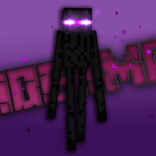 Minecraft Enderman and Creeper wallpaper