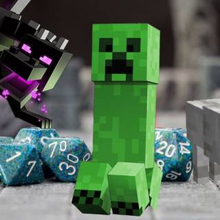 Minecraft Enderman and Creeper wallpaper