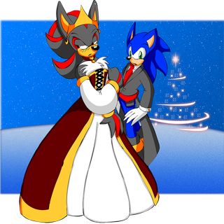 Sonic and Shadow kiss wallpaper