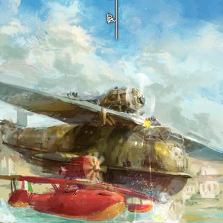 Kurenai No Buta wallpaper