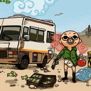 Breaking Bad cartoon wallpaper