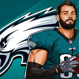 Dallas Goedert wallpaper