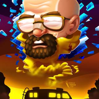Breaking Bad cartoon wallpaper