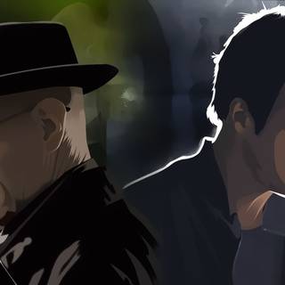 Breaking Bad cartoon wallpaper