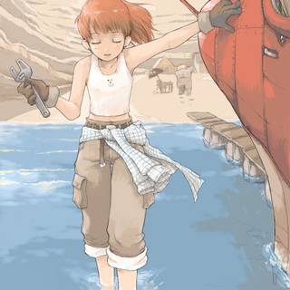 Kurenai No Buta wallpaper