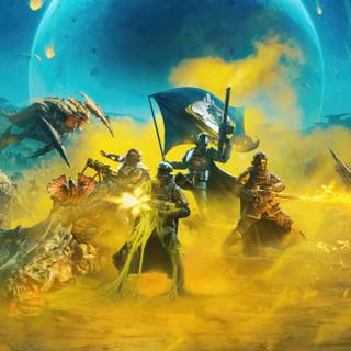 Helldivers 2 desktop wallpaper