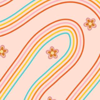 Preppy flower phone wallpaper