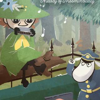 Snufkin: Melody of Moominvalley wallpaper