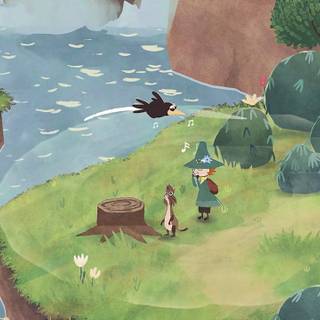 Snufkin: Melody of Moominvalley wallpaper