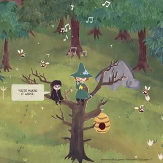 Snufkin: Melody of Moominvalley wallpaper