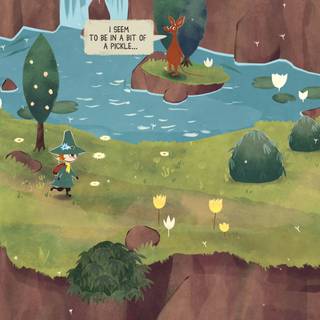 Snufkin: Melody of Moominvalley wallpaper
