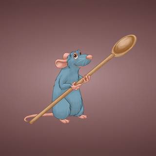 Remy the rat wallpaper