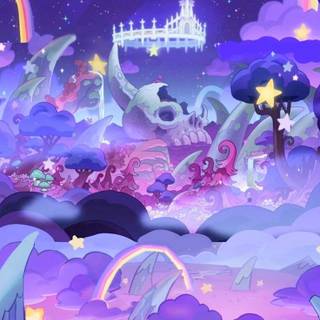 Purple Owl House wallpaper