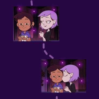 Purple Owl House wallpaper