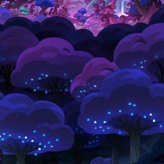 Purple Owl House wallpaper