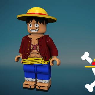 Lego Luffy wallpaper
