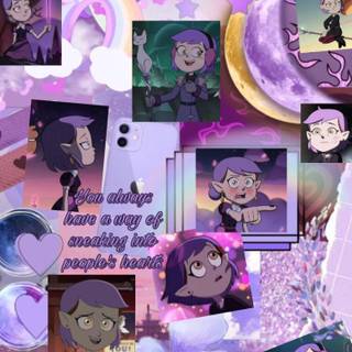 Purple Owl House wallpaper