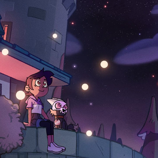 Purple Owl House wallpaper