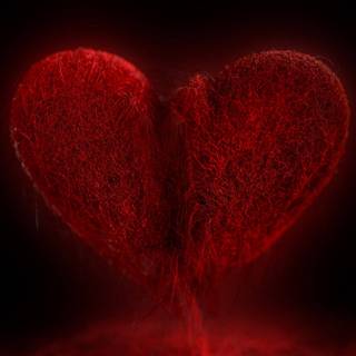 Y2K broken heart wallpaper