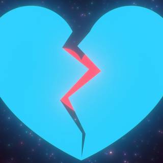 Y2K broken heart wallpaper