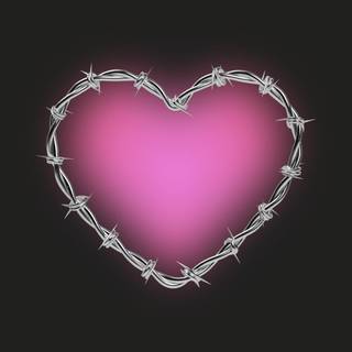 Y2K broken heart wallpaper