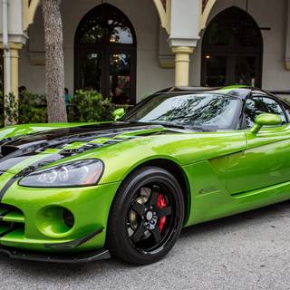 Green Dodge Viper wallpaper