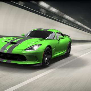 Green Dodge Viper wallpaper