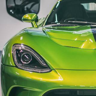 Green Dodge Viper wallpaper