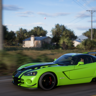 Green Dodge Viper wallpaper