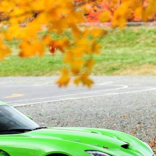 Green Dodge Viper wallpaper
