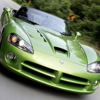 Green Dodge Viper wallpaper