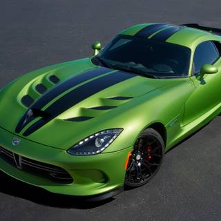 Green Dodge Viper wallpaper