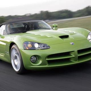Green Dodge Viper wallpaper