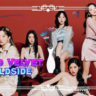 Wildside Red Velvet wallpaper