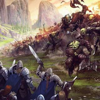 Battle scene wallpaper