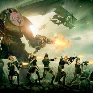 Battle scene wallpaper