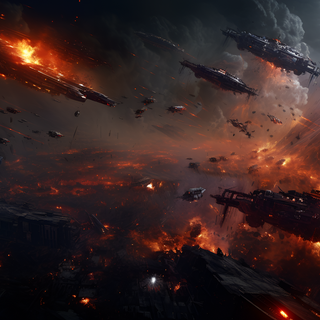 Battle scene wallpaper