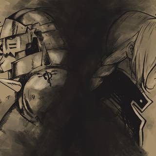 Elric brothers wallpaper