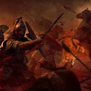 Battle scene wallpaper