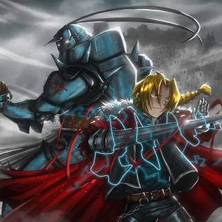 Elric brothers wallpaper