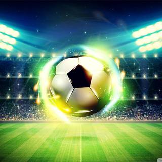 Cool soccer ball wallpaper