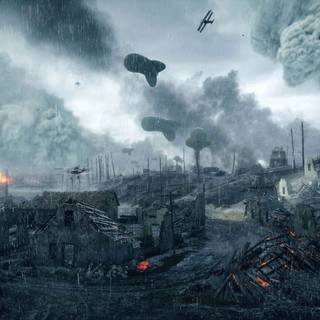 Battle scene wallpaper